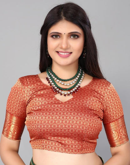 Navy Blue And Golden Silk Saree | Sudathi