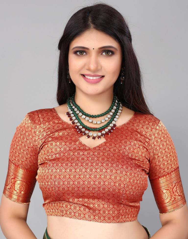 Navy Blue And Golden Silk Saree | Sudathi