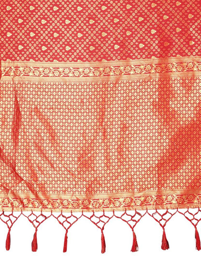Red Silk Saree | Leemboodi
