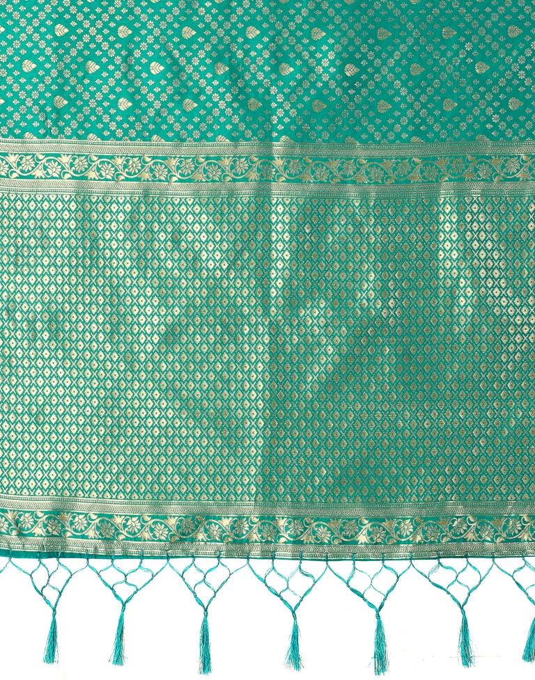 Rama Green Silk Saree | Leemboodi
