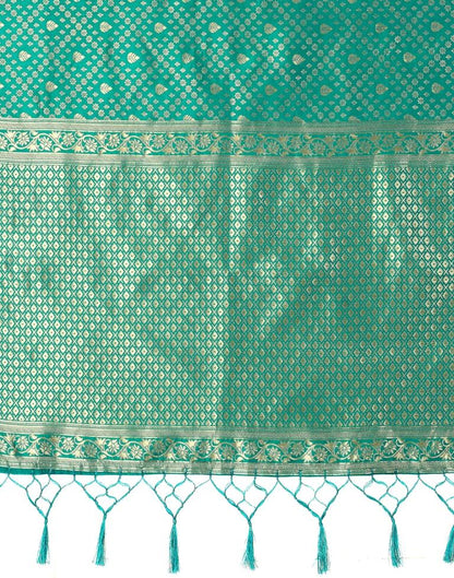 Rama Green Silk Saree | Leemboodi
