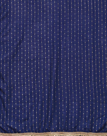 Navy Blue Silk Saree | Leemboodi