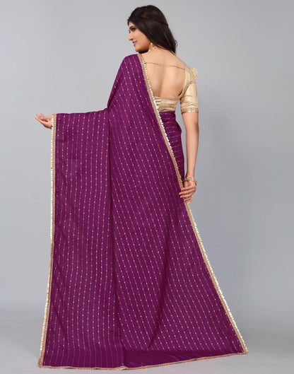 Purple Silk Saree | Leemboodi