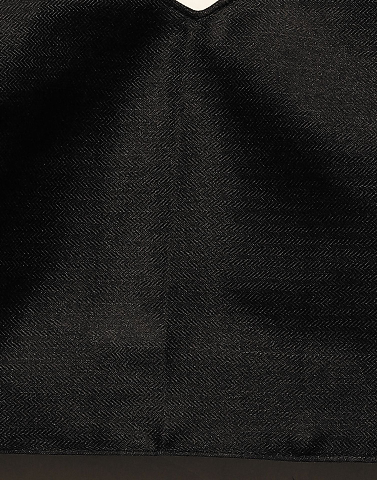 Black Printed Organza Saree | Leemboodi