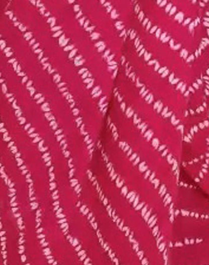 Pink Cotton Tie And Dye Saree | Sudathi