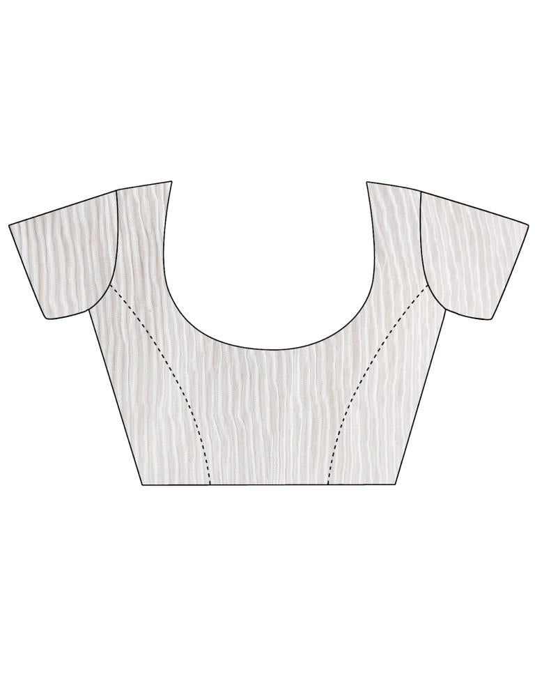 Royal Blue Bandhani Georgette Saree