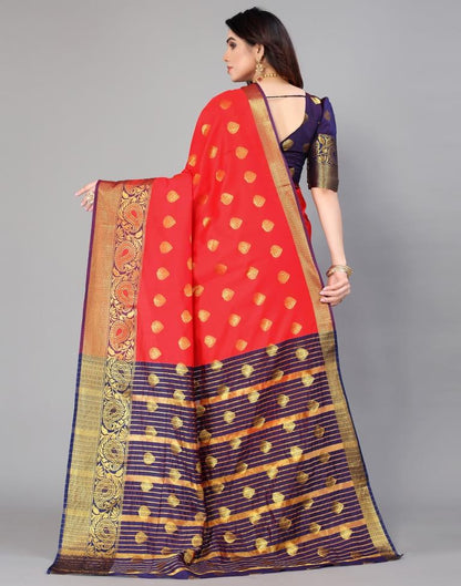 Red Banarasi Silk Saree | Leemboodi