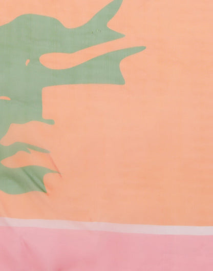 Multicoloured Organza Saree | Leemboodi