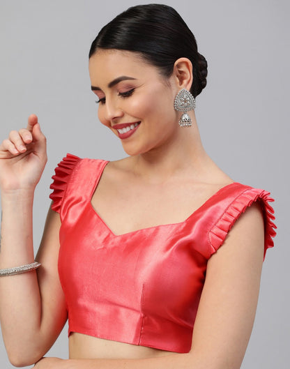 Multicoloured Organza Saree | Leemboodi