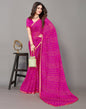 Pink Bandhani Printed Saree | Sudathi