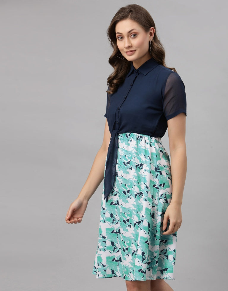 Blue Knot Dress | Leemboodi