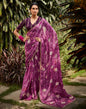 Purple Chiffon Saree | Leemboodi