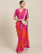 Orange And Pink Bandhani Saree | Leemboodi