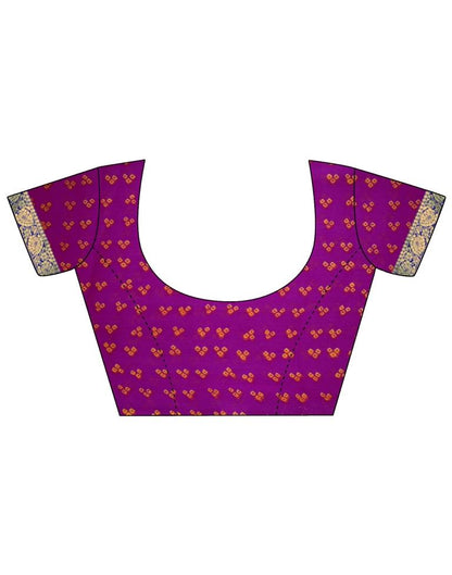 Pink And Purple Bandhani Saree | Sudathi