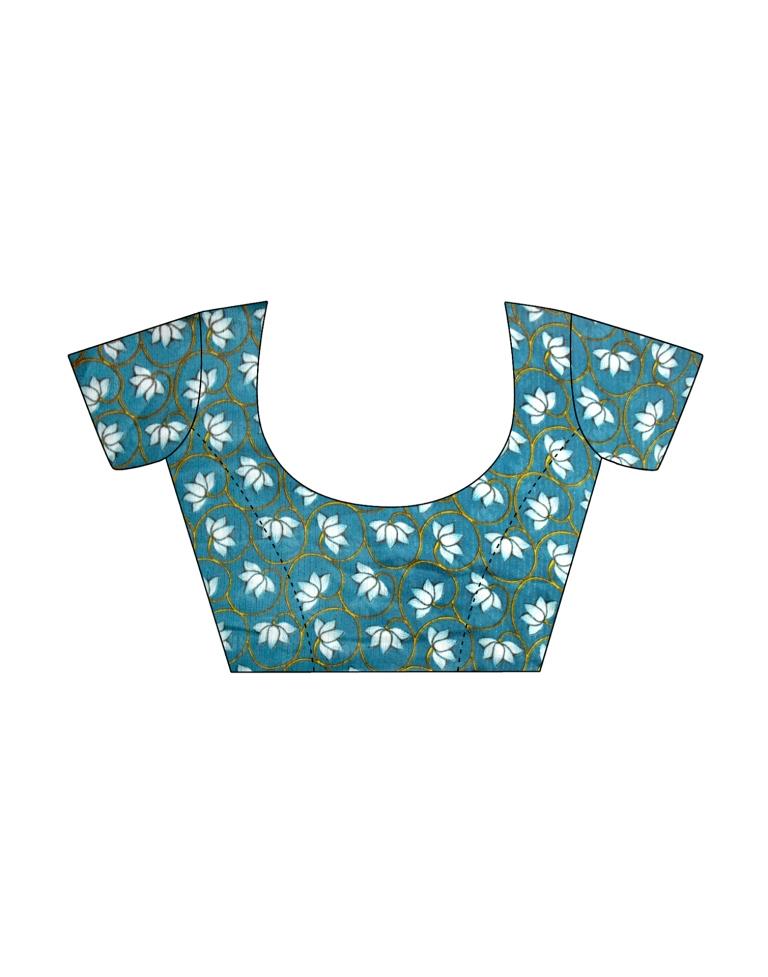 Orange Chiffon Zari Saree | Leemboodi