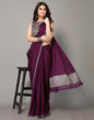 Wine Plain Saree | Sudathi