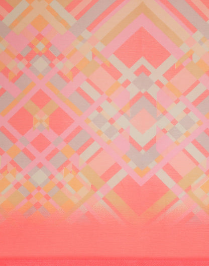 Pink And Multicolour Printed Saree | Leemboodi