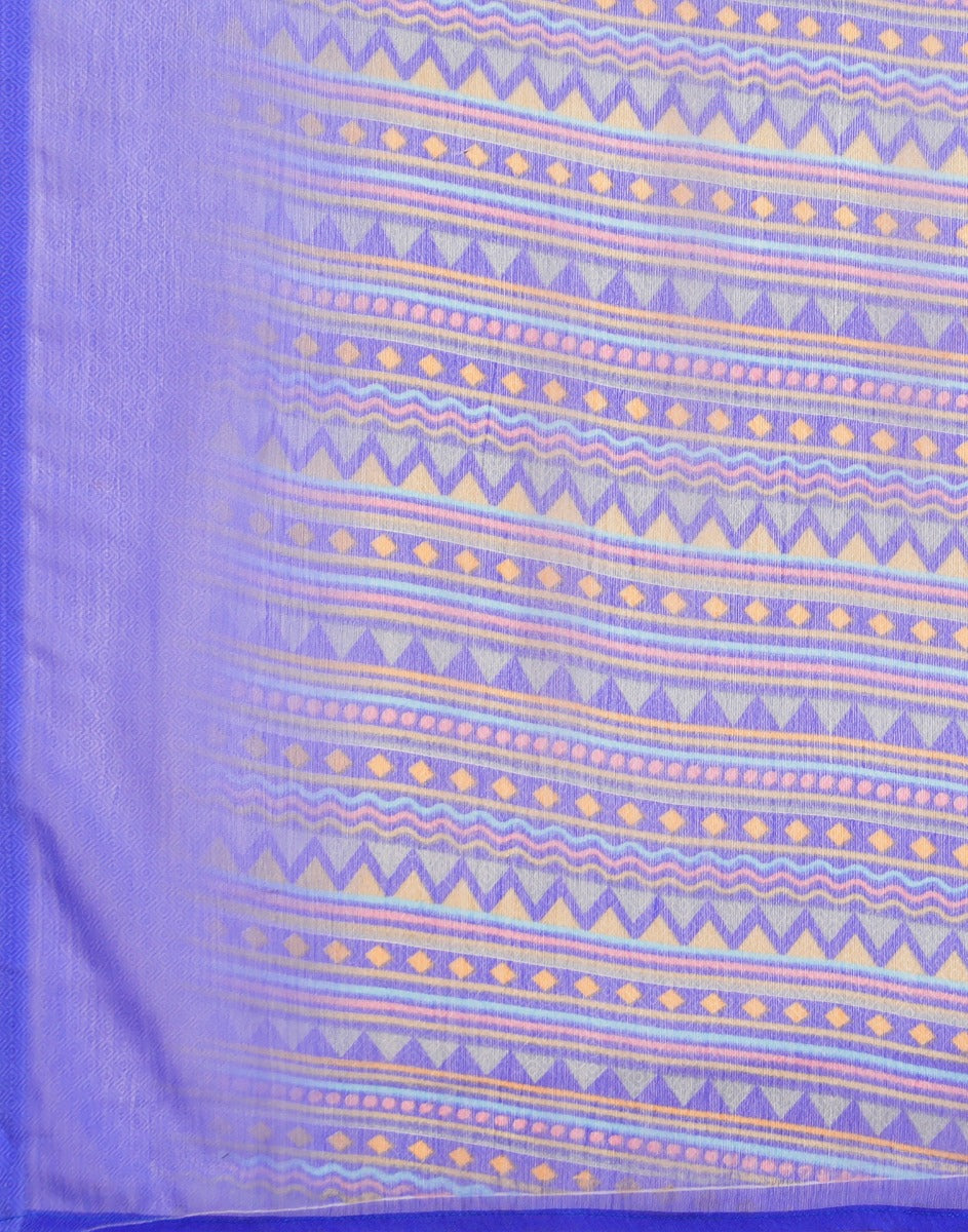 Purple Printed Saree | Sudathi