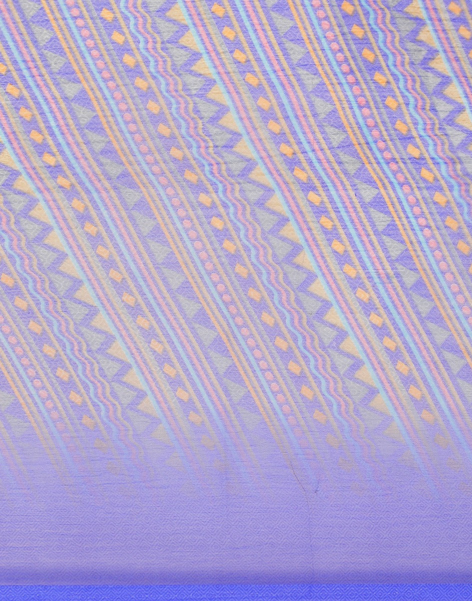 Purple Printed Saree | Sudathi