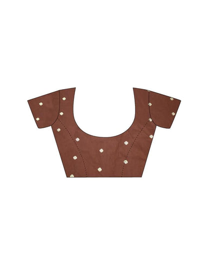 Olive Green Printed Saree | Leemboodi