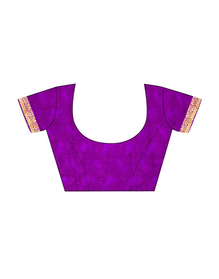 Pink AND Purple Leheriya Printed Saree | Leemboodi