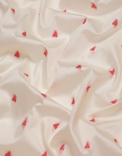 Off White Banarasi Silk Saree | Leemboodi