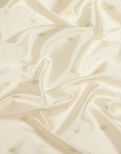 Cream Banarasi Silk Saree | Leemboodi