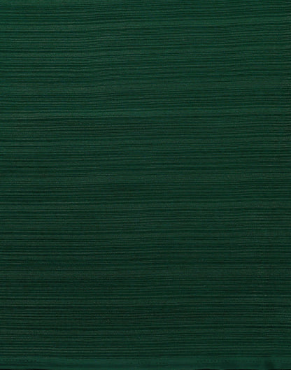 Green Georgette Plain Saree | Sudathi