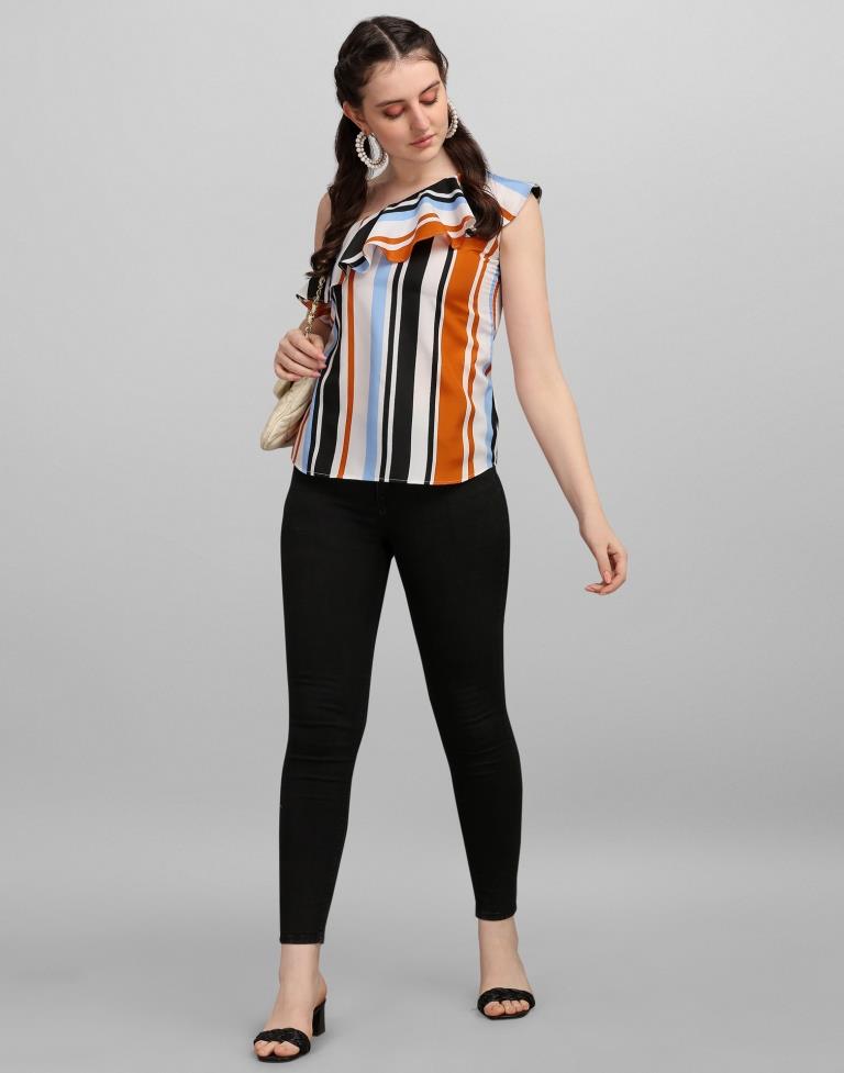 Multicoloured Printed Top | Sudathi