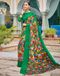 Multicolour Geometric Printed Saree | Leemboodi