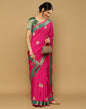 Pink Embroidered Saree | Leemboodi