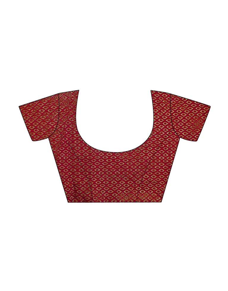 Dark Green Embroidered Saree | Leemboodi