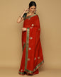 Red Embroidered Saree | Leemboodi