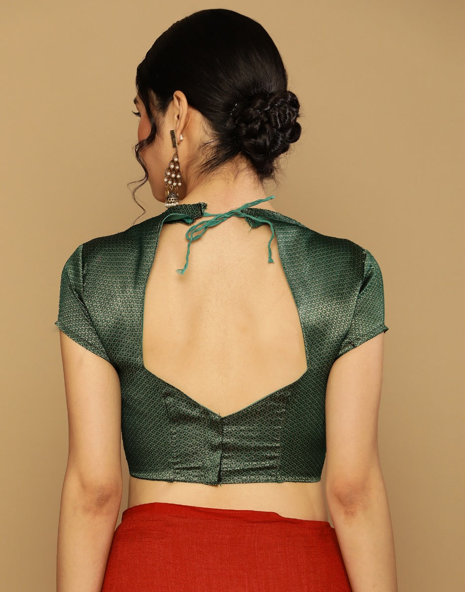 Red Embroidered Saree | Leemboodi