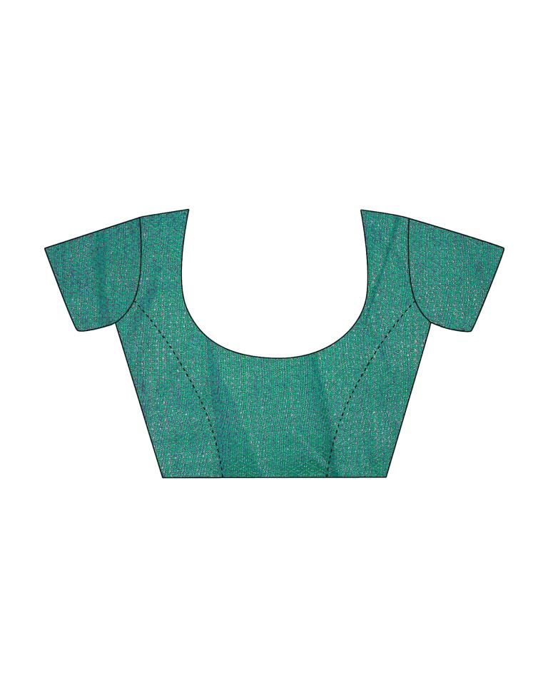 Green Printed Saree | Leemboodi