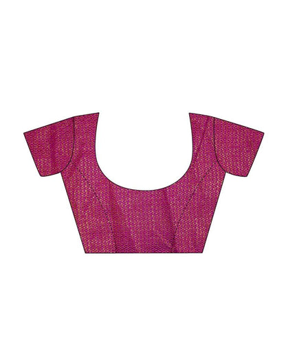 Dark Pink Printed Saree | Leemboodi