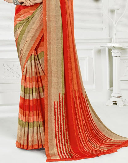 Multi Printed Saree | Leemboodi