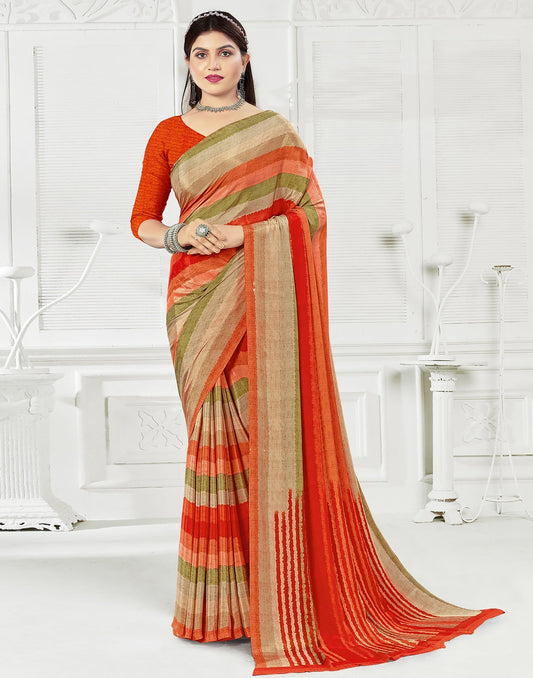 Multi Printed Saree | Leemboodi