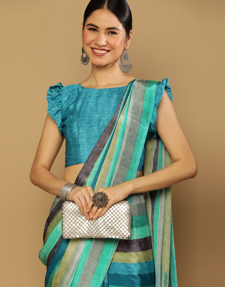 Multi Printed Saree | Leemboodi
