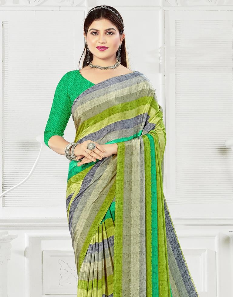 Multi Printed Saree | Leemboodi