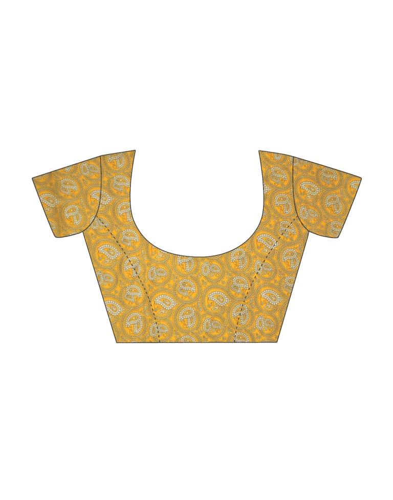 Hot Pink Printed Saree | Leemboodi