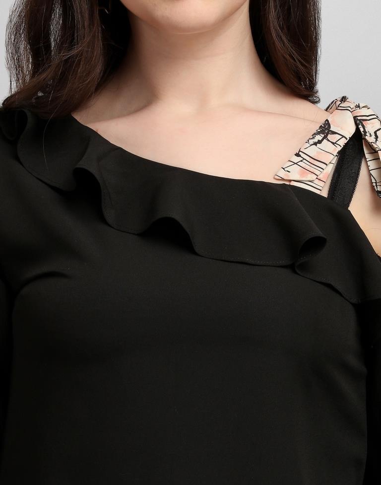 Bold Black Top | Sudathi