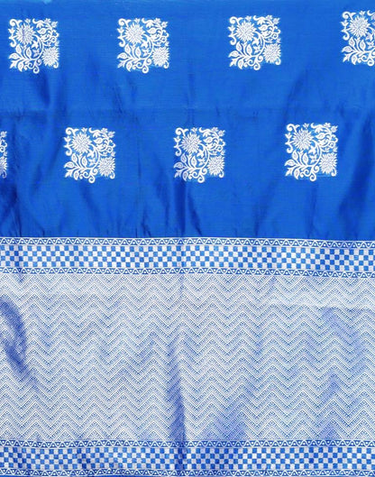Blue Weaving Silk Saree
