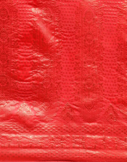 Red Weaving Silk Saree