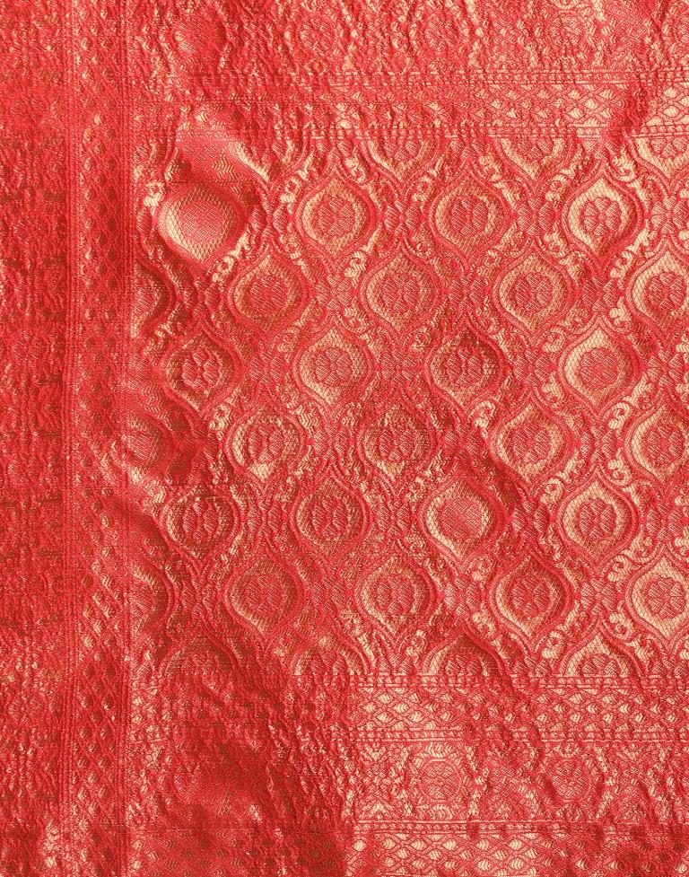 Red Weaving Silk Saree