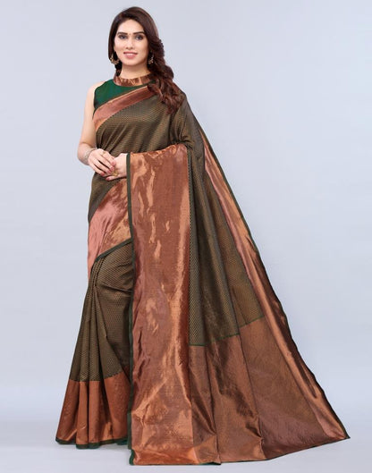 Green Weaving Silk Saree
