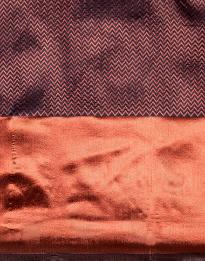 Navy Blue Weaving Silk Saree