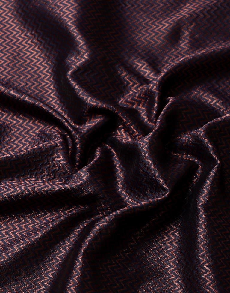 Navy Blue Weaving Silk Saree