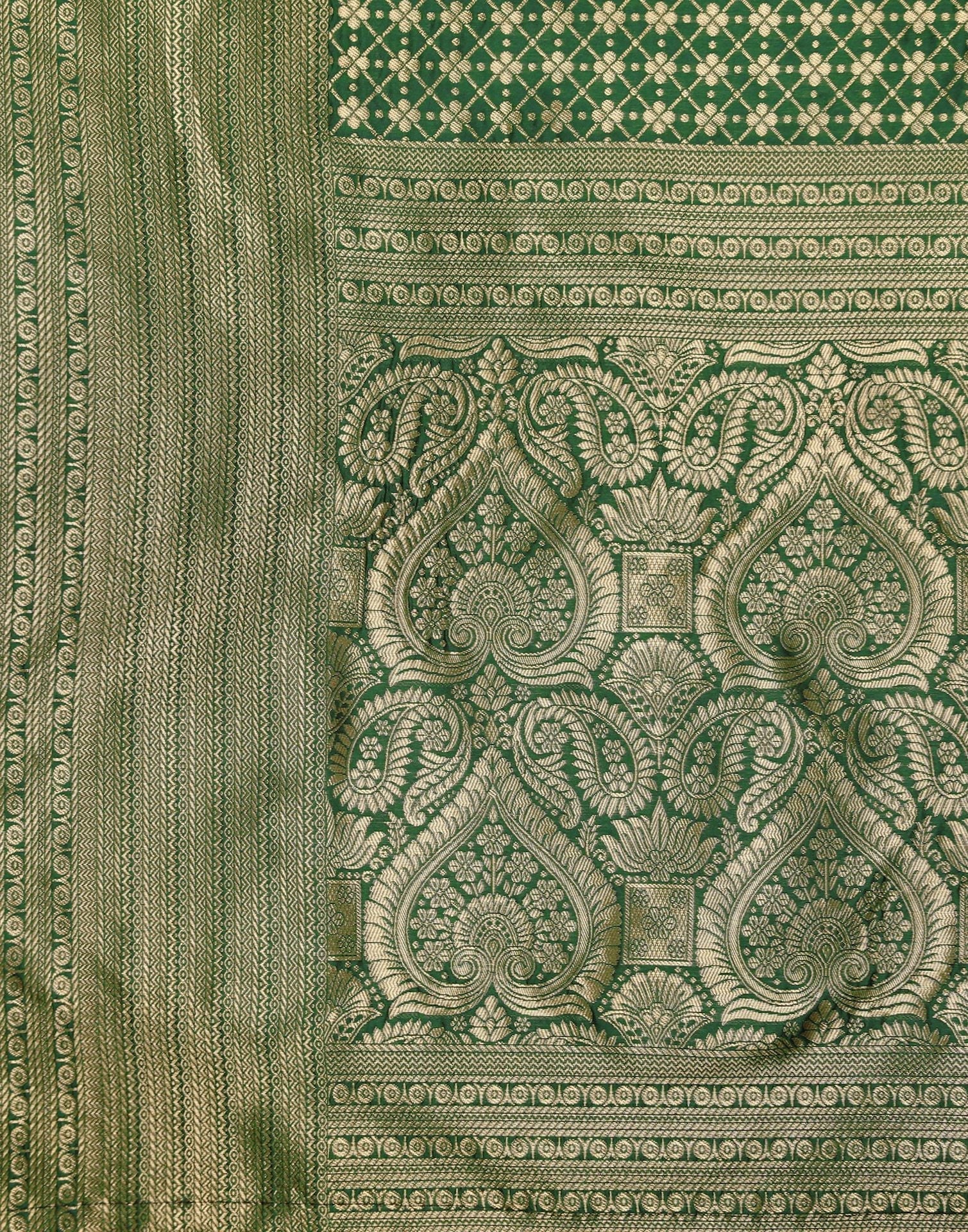 Green Banarasi Saree | Sudathi