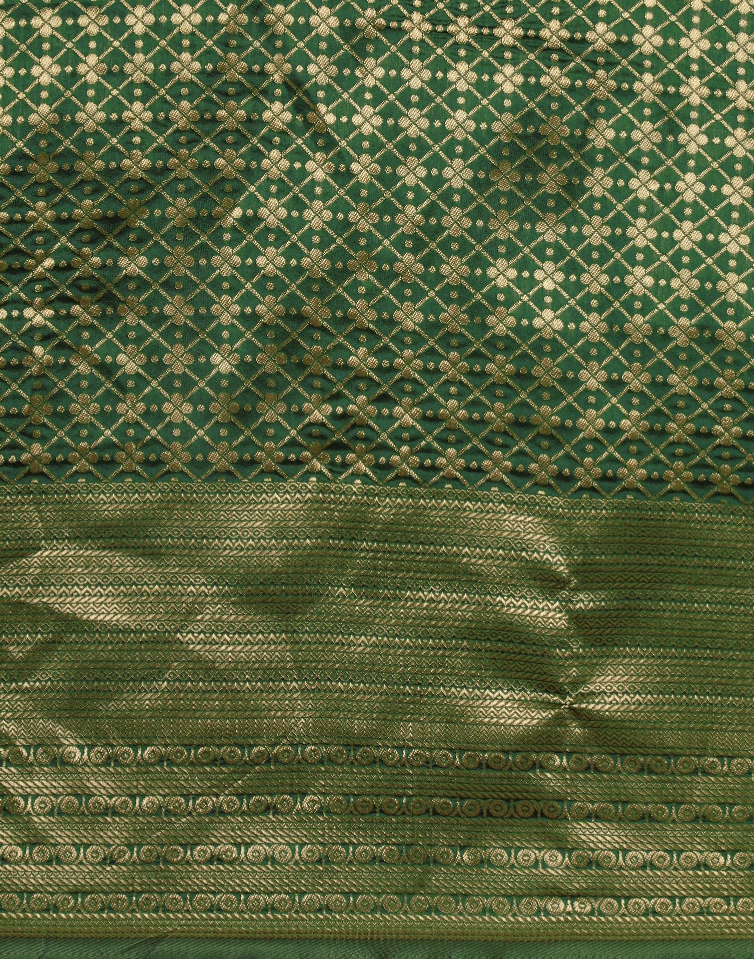 Green Banarasi Saree | Sudathi